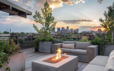 Outdoor Living with Concrete: Fire Pits, Seating, and More for Denver Homes