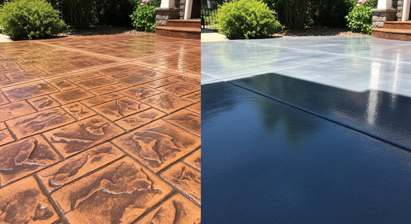 concrete resurfacing project