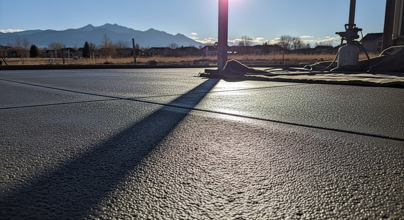 exposed aggregate concrete driveway Denver CO